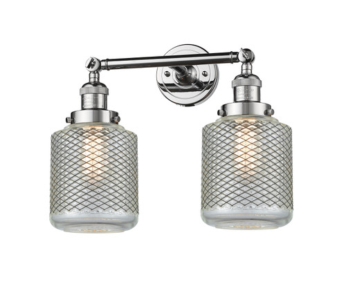Stanton - 2 Light - 16 inch - Polished Chrome - Bath Vanity Light (208-PC-G262-LED)