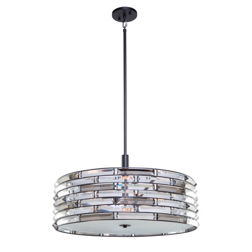 Vero 6 Light Black Chandelier (AC11267)
