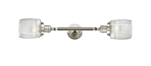 Colton - 2 Light - 6 inch - Brushed Satin Nickel - Bath Vanity Light (208L-SN-G302-LED)