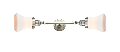 Bellmont - 2 Light - 6 inch - Brushed Satin Nickel - Bath Vanity Light (208L-SN-G191-LED)