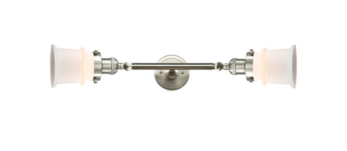 Canton - 2 Light - 6 inch - Brushed Satin Nickel - Bath Vanity Light (208L-SN-G181S)