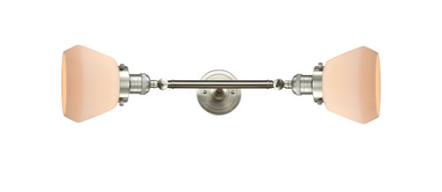 Fulton - 2 Light - 7 inch - Brushed Satin Nickel - Bath Vanity Light (208L-SN-G171)