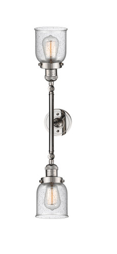 Bell - 2 Light - 5 inch - Polished Nickel - Bath Vanity Light (208L-PN-G54-LED)