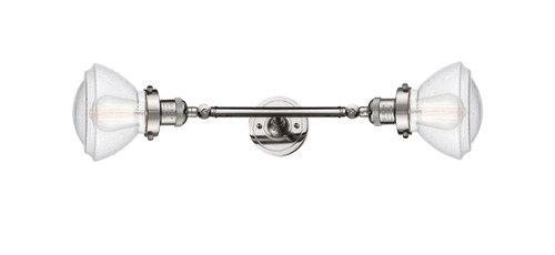Olean - 2 Light - 7 inch - Polished Nickel - Bath Vanity Light (208L-PN-G324)