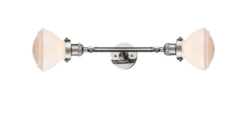 Olean - 2 Light - 7 inch - Polished Nickel - Bath Vanity Light (208L-PN-G321-LED)