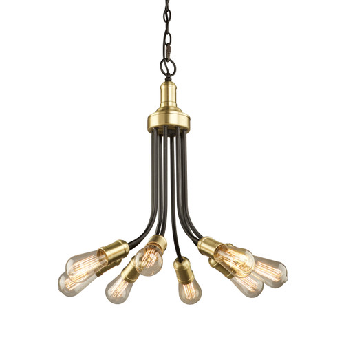 Barclay Street 8 Light Satin Brass Chandelier (AC11298SB)