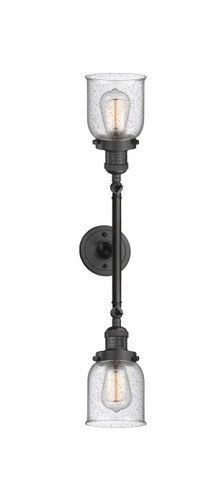 Bell - 2 Light - 5 inch - Oil Rubbed Bronze - Bath Vanity Light (208L-OB-G54-LED)