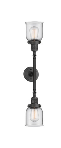 Bell - 2 Light - 5 inch - Oil Rubbed Bronze - Bath Vanity Light (208L-OB-G52)