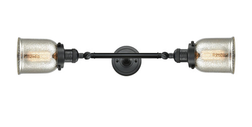 Bell - 2 Light - 5 inch - Matte Black - Bath Vanity Light (208L-BK-G58)