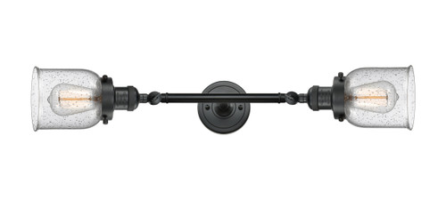 Bell - 2 Light - 5 inch - Matte Black - Bath Vanity Light (208L-BK-G54)
