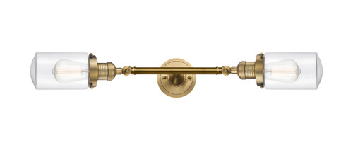 Dover - 2 Light - 5 inch - Brushed Brass - Bath Vanity Light (208L-BB-G312)