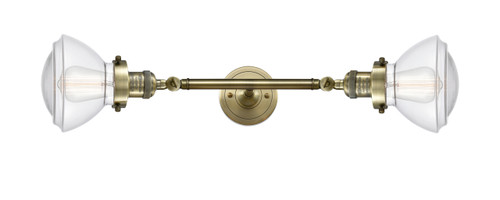 Olean - 2 Light - 7 inch - Antique Brass - Bath Vanity Light (208L-AB-G322)