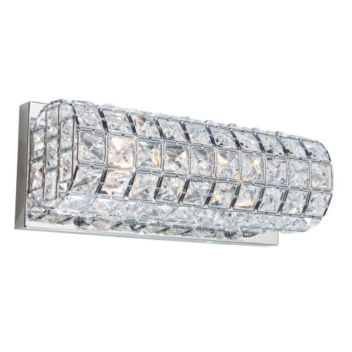 Sterling 2 Light Chrome Wall Light (AC10192)