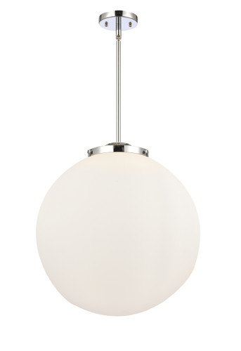 Beacon - 3 Light - 18 inch - Polished Chrome - Cord hung - Pendant (221-3S-PC-G201-18-LED)