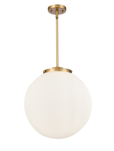 Beacon - 3 Light - 16 inch - Brushed Brass - Cord hung - Pendant (221-3S-BB-G201-16)