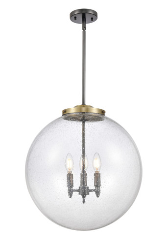 Beacon - 3 Light - 18 inch - Black Antique Brass - Cord hung - Pendant (221-3S-BAB-G204-18)