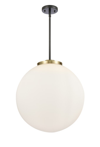 Beacon - 3 Light - 18 inch - Black Antique Brass - Cord hung - Pendant (221-3S-BAB-G201-18-LED)