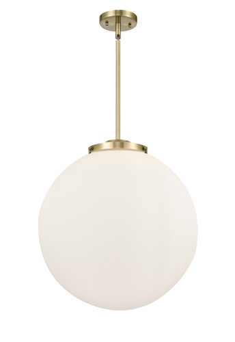 Beacon - 3 Light - 18 inch - Antique Brass - Cord hung - Pendant (221-3S-AB-G201-18)