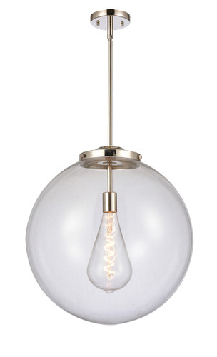Beacon - 1 Light - 18 inch - Polished Nickel - Stem Hung - Pendant (221-1S-PN-G202-18-LED)
