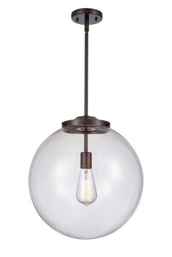Beacon - 1 Light - 16 inch - Oil Rubbed Bronze - Stem Hung - Pendant (221-1S-OB-G202-16-LED)