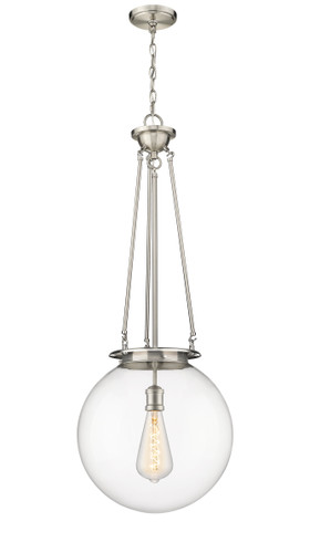 Beacon - 1 Light - 16 inch - Satin Nickel - Chain Hung - Pendant (221-1P-SN-G202-16)