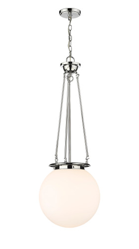 Beacon - 1 Light - 14 inch - Polished Chrome - Chain Hung - Pendant (221-1P-PC-G201-14)