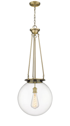 Beacon - 1 Light - 16 inch - Antique Brass - Chain Hung - Pendant (221-1P-AB-G202-16)