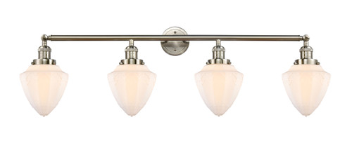Bullet - 4 Light - 46 inch - Brushed Satin Nickel - Bath Vanity Light (215-SN-G661-7-LED)