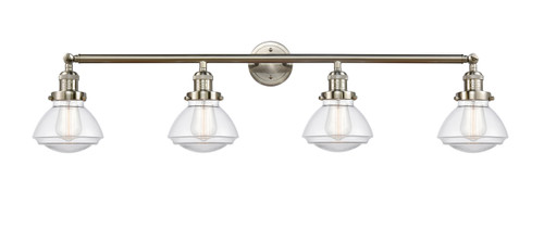 Olean - 4 Light - 43 inch - Brushed Satin Nickel - Bath Vanity Light (215-SN-G322-LED)