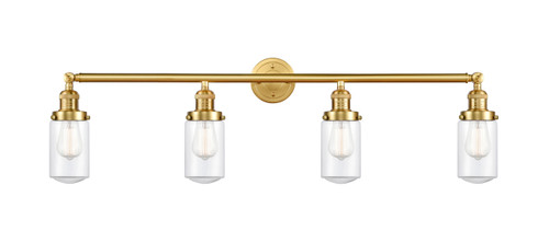 Dover - 4 Light - 43 inch - Satin Gold - Bath Vanity Light (215-SG-G312)
