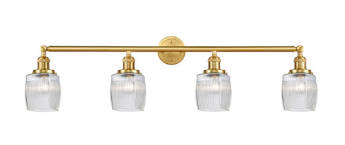 Colton - 4 Light - 42 inch - Satin Gold - Bath Vanity Light (215-SG-G302-LED)