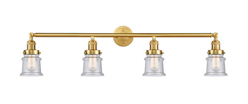 Canton - 4 Light - 42 inch - Satin Gold - Bath Vanity Light (215-SG-G184S)