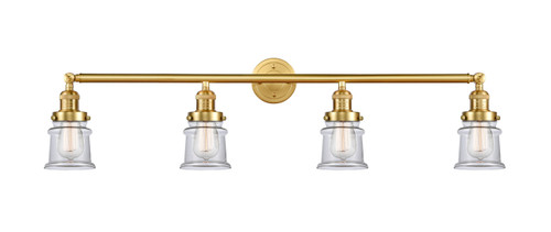 Canton - 4 Light - 42 inch - Satin Gold - Bath Vanity Light (215-SG-G182S)