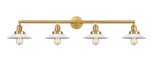 Halophane - 4 Light - 45 inch - Satin Gold - Bath Vanity Light (215-SG-G1-LED)