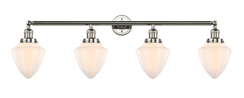 Bullet - 4 Light - 46 inch - Polished Nickel - Bath Vanity Light (215-PN-G661-7-LED)