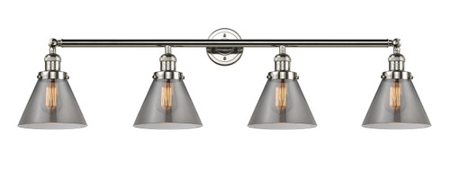 Cone - 4 Light - 44 inch - Polished Nickel - Bath Vanity Light (215-PN-G43)
