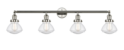 Olean - 4 Light - 43 inch - Polished Nickel - Bath Vanity Light (215-PN-G324-LED)
