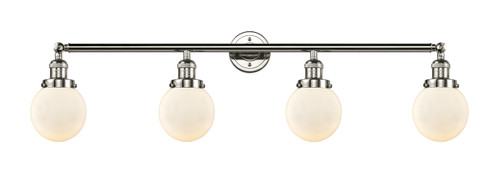 Beacon - 4 Light - 42 inch - Polished Nickel - Bath Vanity Light (215-PN-G201-6-LED)