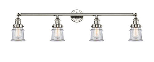 Canton - 4 Light - 42 inch - Polished Nickel - Bath Vanity Light (215-PN-G182S-LED)