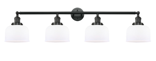 Bell - 4 Light - 44 inch - Matte Black - Bath Vanity Light (215-BK-G71)