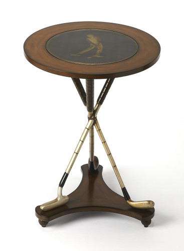 Nineteenth Hole Round Golf Accent Table (2302070)