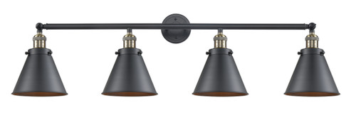 Appalachian - 4 Light - 44 inch - Black Antique Brass - Bath Vanity Light (215-BAB-M13-BK)