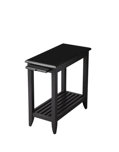 Irvine Black Licorice Chairside Table (3025111)