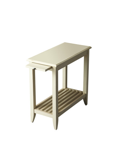 Irvine Cottage White Chairside Table (3025222)