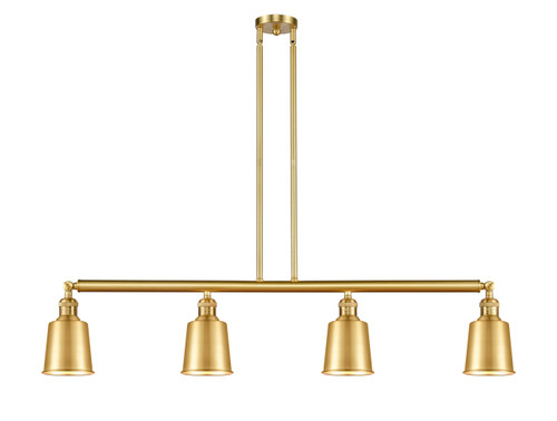 Addison - 4 Light - 50 inch - Satin Gold - Stem Hung - Island Light (214-SG-M9-SG)