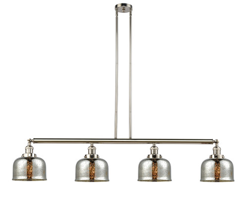 Bell - 4 Light - 53 inch - Polished Nickel - Stem Hung - Island Light (214-PN-G78-LED)