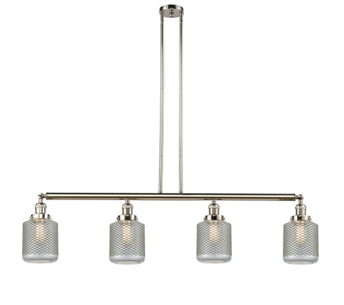 Stanton - 4 Light - 51 inch - Polished Nickel - Stem Hung - Island Light (214-PN-G262-LED)