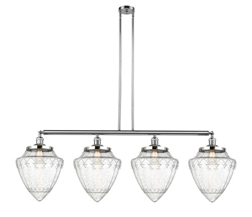 Bullet - 4 Light - 50 inch - Polished Chrome - Stem Hung - Island Light (214-PC-G664-12)