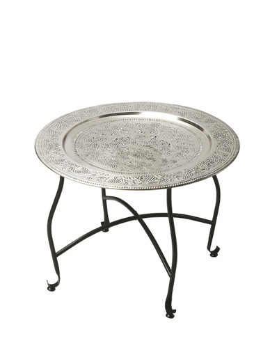 Agadir Metal Moroccan Tray Table (2866025)