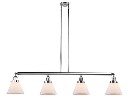 Cone - 4 Light - 52 inch - Polished Chrome - Stem Hung - Island Light (214-PC-G41)